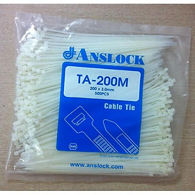 Mua Dây Thít 20cm - Dây rút 20cm - Dây buộc nhựa (Túi 500 Sợi)