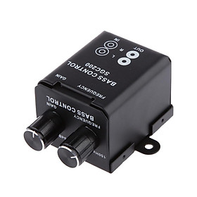 SubGeneric woofer Bass Remote Volume Control Knob RCA Level Frequency Equalizer Boss for Car Audio Amplifier Earbud