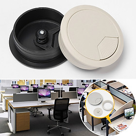 Mua Nắp Luồn Dây Điện Tròn - Nắp Luồn Dây Máy Tính Dây Điện Cho Bàn Làm Việc - Bộ 5 Cái