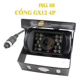 Camera Chống Nước Gắn Xe Tải Full HD 12-24V Cổng GX12