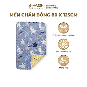 [80x125cm] Mền Bông Trẻ Em Khang Home Ấm Áp Cho Giấc Ngủ Của Bé Size 80x125cm