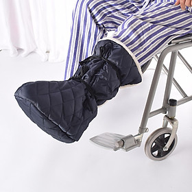 Reusable Foot Warmer, Thick Windproof Feet Protection Sock, Soft Women Men Adjustable Warm Leg Protector
