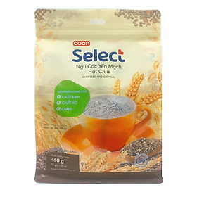 Bột ngũ cốc yến mạch hạt chia Co.op Select 15x30g - 3514277