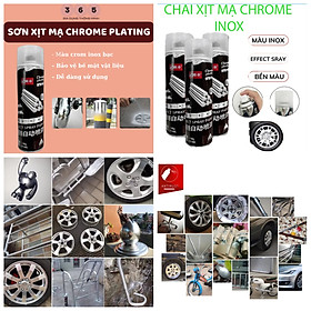 Mua ĐẲNG CẤP VỚI 1 CHAI SƠN XỊT MẠ MÀU INOX CỰC ĐẸP HÀNG LOẠI TỐT