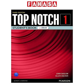 Top Notch Level 1 Student's Book And Ebook With Digital Resources And App 3rd Edition