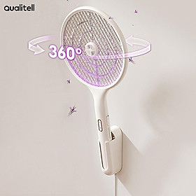 Vợt Muỗi Điện Xiaomi Youpin Qualitell Có Giá Đỡ Kép 5 Đèn Màu Tím 3500V Điện Áp Mạnh Mẽ-Hàng chính hãng