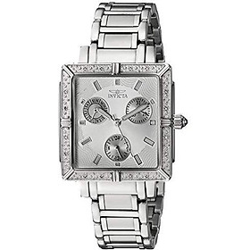 Invicta Women's 5377 Square Angel Diamond Stainless Steel Chronograph Watch