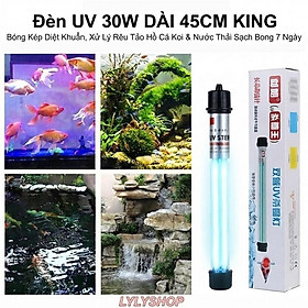 Đèn UV 30W Bóng Kép Sterilization King - Diệt Khuẩn, Rêu Tảo Bể Cá & Xử Lý Nước Thải Cấp Tốc