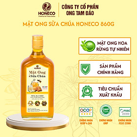 Mật ong sữa chúa Honeco 860g - Mật ong rừng kết hợp sữa ong chúa tươi
