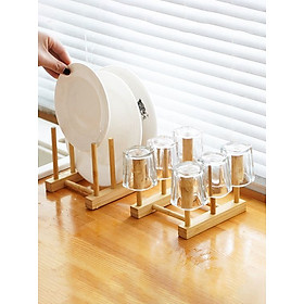 Mua Giá tre treo cốc  đĩa  sách để bàn ECOHUB 3-5 ngăn cao 10cm