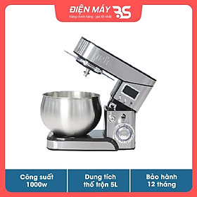 Máy nhồi bột chuyên dụng đa năng UNIE EM5 1300W - Hàng chính hãng