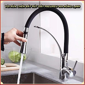 Mua Vòi Rửa Chén Nóng Lạnh Đầu Vòi Dây Rút Tiện Lợi PAEUREU 909 ️