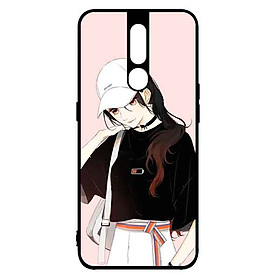 Ốp Lưng in cho Oppo F11 Pro Mẫu Cô Gái Đội Nón - Hàng Chính Hãng