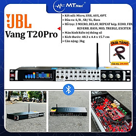 Vang Cơ T20Pro Giá Tốt - Hàng Cao Cấp Giá Rẻ, Cổng Quang, Bluetooth, Tặng Cáp Hoa Sen, Điều Chỉnh Echo, Reverb, Bass, Chống Hú FBX Cực Tốt, Bảo Hành 12 Tháng. Hàng Chính Hãng