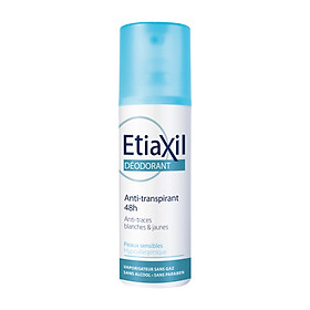 Xịt Khử Mùi Etiaxil Déodorant Anti-Transpirant 48h Anti-Traces Blanches & Jaunes 100ml