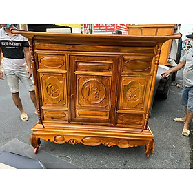 Mua TỦ THỜ PHẬT CHỮ TAM PHÚC ĐỨC 1M27-1M54-1M75 -1M95 TỦ THỜ GIA TIÊN GỖ CAO CẤP