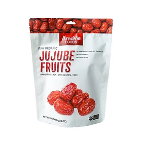 Táo đỏ hữu cơ cao cấp AmaVie Foods Jujube Fruits 450g