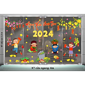 Mua DECAL TRANG TRÍ TẾT 2024 CHO KHU TRIỂN LÃM
