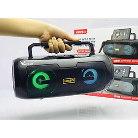 Mua Loa Karaoke Bluetooth Xách Tay KIMISO KM-S6 (Đen) Mic Hát Có Dây Cắm Trực Tiếp  Bass Không Dây  Đèn Led Sống Động-4083- Hàng Nhập Khẩu( màu ngẫu nhiên)