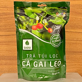 Trà thải độc gan túi lọc Cà gai leo Sadu hút chân không 250g