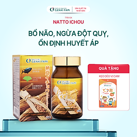 Viên Uống Phòng Ngừa Đột Quỵ, Bổ Não Nattokinase 3000FU Natto Ichou Genki Fami Nhật Bản