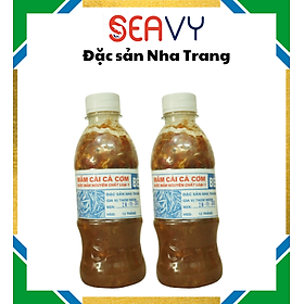 Đặc Sản Nha Trang -Combo 2 Chai Mắm Cá Cơm Nguyên Con Gia Vị Sẵn Ăn Liền Seavy 350g/chai