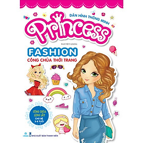 Sách - Combo 6 cuốn dán hình thông minh: Princess Fashion công chúa thời trang (Cho bé 3-8 tuổi) -NDbooks