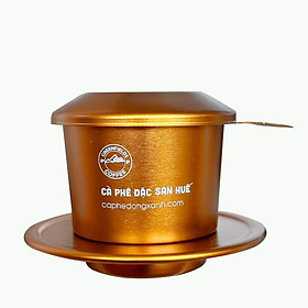 Mua Phin nhôm pha cà phê MÀU VÀNG ĐỒNG mạ màu anode cao cấp Cà phê Đồng Xanh