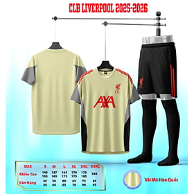 Bộ Quần Áo Bóng Đá Người Lớn - Liverpool ( Vải Mè)