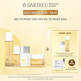 Bộ 4 sản phẩm chăm sóc phục hồi da Sakirei NMN Revitalize từ Nhật Bản