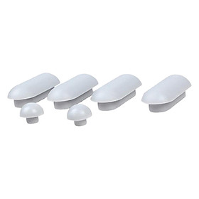 6x Toilet Seat Buffer Universal Toilet Lid Pads for Hotel Bathroom Home