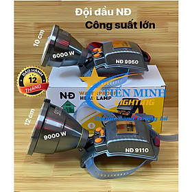 ĐÈN PIN ĐỘI ĐẦU SIÊU SÁNG CÔNG SUẤT LỚN NĐ 9110 , SIÊU SÁNG, CHỐNG NƯỚC TỐT, THỜI GIAN SỬ DỤNG LÂU