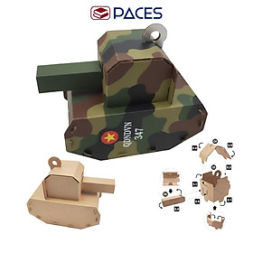 Mô Hình Lắp Ráp - XE TANK - Chất Liệu Carton Thân Thiện Môi Trường - SKIDS