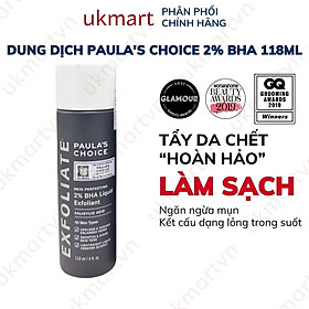 Dung Dịch Tẩy Tế Bào Chết Paula's Choice 2% BHA 30ml - 118ml