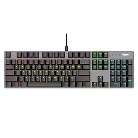 Bàn phím cơ có dây Gaming NEWMEN GE369 Hotswap Keycap ABS Double-shot - Hàng Chính Hãng