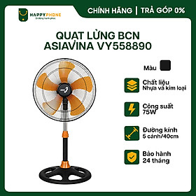 Mua Quạt Lửng Asia VY558890 75W Đen - Hàng Chính Hãng