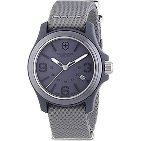 Victorinox Swiss Army Men's 241515 Original Grey Dial and Strap Watch Watch