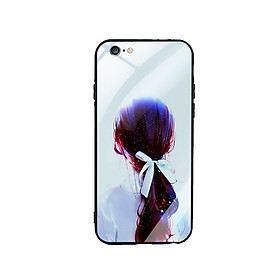 Ốp Lưng Kính Cường Lực cho điện thoại Iphone 6 Plus / 6s Plus - Girl