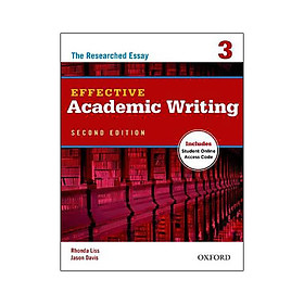 [Download Sách] Effective Academic Writing 3 Student Book with Access to Oxford Learn 2Ed