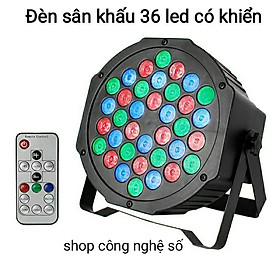 Mua Đèn Led sân khấu Flat Par Light 36 cảm ứng âm thanh 2 loại có khiển và không khiển – 7 chế độ hiệu ứng 3 màu