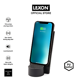 Mua Trạm sạc không dây LEXON với loa bluetooth và micro - CITY ENERGY PRO - Hàng chính hãng