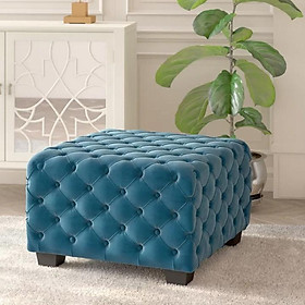 Ghế sofa đôn vuông vải nhung Juno Sofa HFC-GDV04-0.73 cao cấp