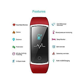YAMAY Fitness Tracker with Blood Pressure Monitor Heart Rate Monitor,IP68 Waterproof Activity Tracker 14 Mode Smart Watch with Step Counter Sleep Tracker,Fitness Watch for Women Men