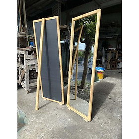 Mua Gương soi Khung Gỗ Kính nhập mix chân chống chịu lực thu xếp tuỳ ý.Kích thước Cao 122cm Rộng 43cm