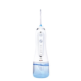 Máy tăm nước cầm tay vệ sinh răng miệng từ Nhật Bản chính hãng Maxcare Max456SE - khoang nước nhỏ gọn 240ml với túi chống sốc đi kèm, dễ mang mang đi, pin sạc dùng trong nửa tháng