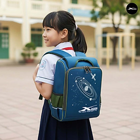 Balo Tiểu Học Xbags Universe XB 3104 - Cặp Sách Chống Gù Siêu Nhẹ Cho Bé Trai, Thiết Kế Công Thái Học Bảo Vệ Cột Sống, Vải Bền Đẹp