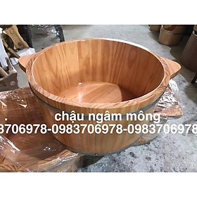 Mua Chậu gỗ ngâm mông và kết hợp ngâm chân thảo dược cho gdinhl