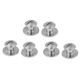 3 Pairs Durable Stainless  Scuba Diving Dive Backplate  Screws Replacement, Assembly Mounting