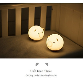 Mua Đèn Ngủ Silicon Hình Con Heo Ngộ Nghĩnh  Siêu Cute (giao ngẫu nhiên)