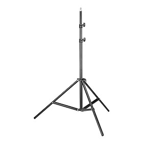 Adjustable Photography Tripod Light Stand Steel Material Max. Height 176cm / 5.8ft with 1/4 Inch Screw for Studio